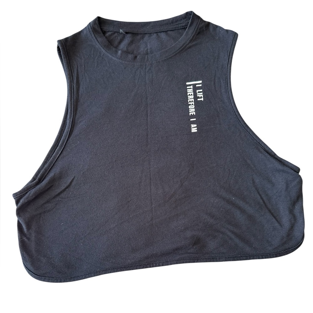 Gymshark Black Muscle Tee
